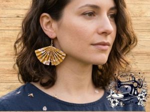 Boucles d'oreille (tissu au choix)