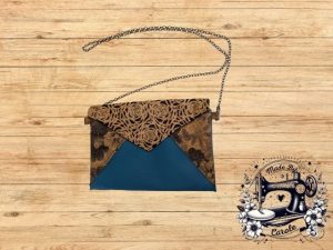 pochette-mariage-liege-bleu-fleurs Pochette Mariage liège