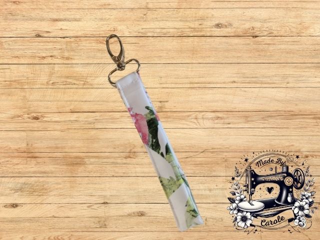 porte-clef-blanc-vert-rose Porte-clef