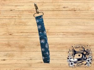 porte-clef-bleu-fleur Porte-clef