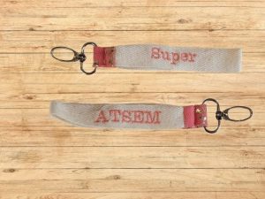porte-clef-super-atsem-rose Porte-clef