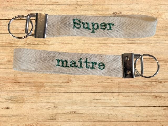 porte-clef-super-maitre-vert Porte-clef